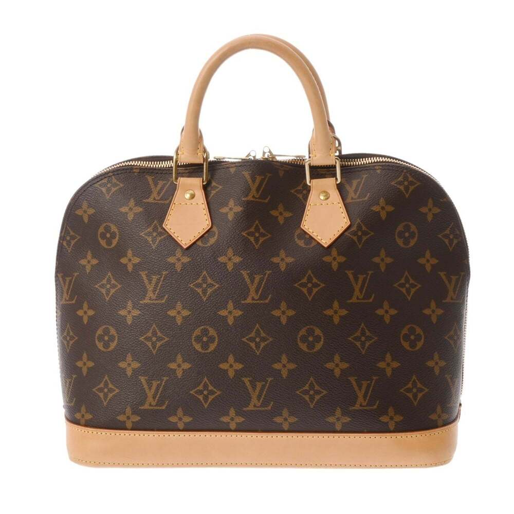 LOUIS VUITTON Authentic Brown Monogram Canvas Alma Bag - Picture 2 of 11